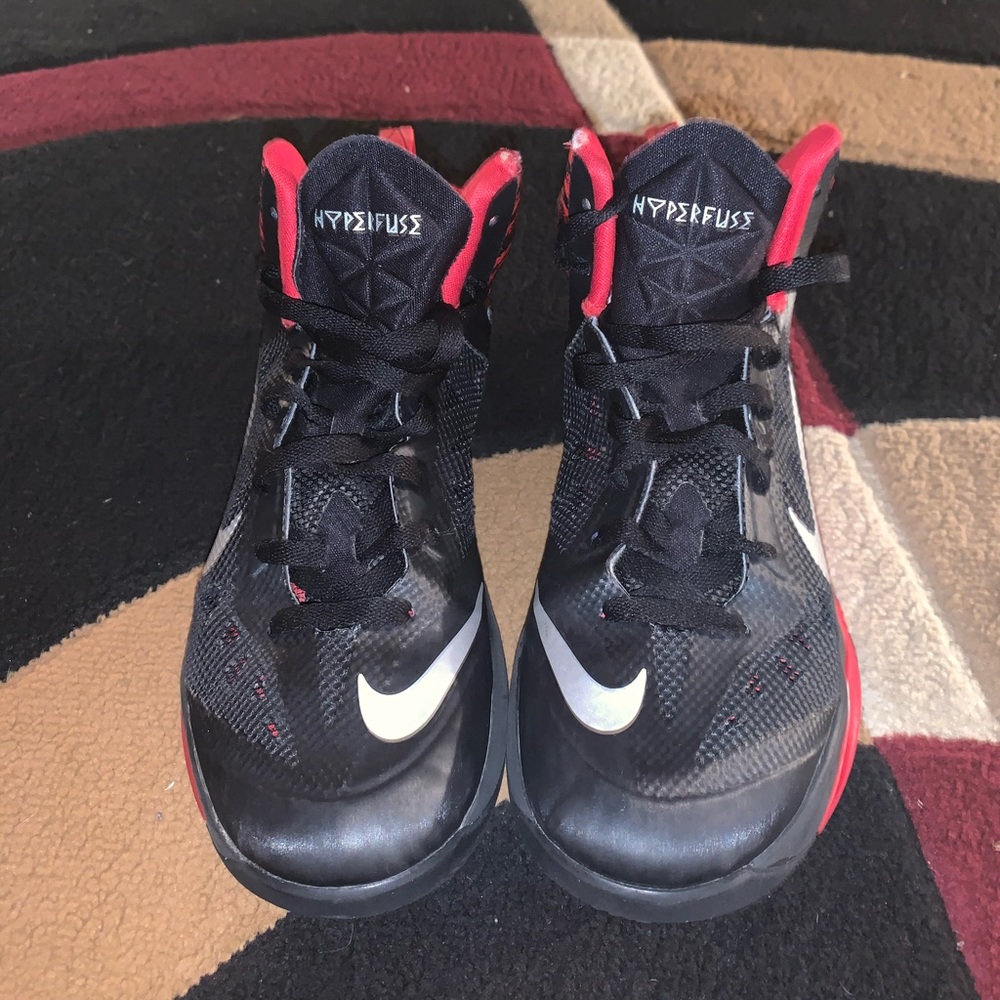 Red & Black Nike Hypefuse Sneakers - Picture 5 of 5